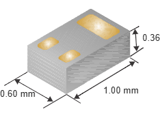 CSD13381F4采用1mm x 0.6mm LGA封装、具有栅极ESD保护的单通道180mΩ、12V、N沟道NexFET™功率MOSFET Texas Instruments德州仪器TI