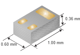 CSD17381F4采用1mm x 0.6mm LGA封装、具有栅极ESD保护的单通道117mΩ、30V、N沟道NexFET™功率MOSFET Texas Instruments德州仪器TI